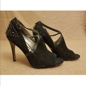 Sam Edelman Studded Strappy Suede Stiletto